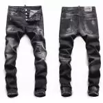 dsquared2 sexy twist printed denim tidy biker black